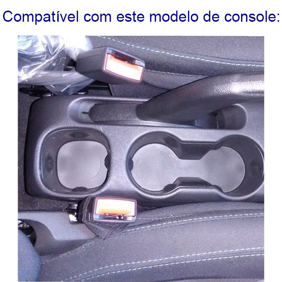 Apoio de Braço Descanso Encosto Suporte Console Central Acessórios Chevrolet Gm Tracker 2014 2015 2016 2017 2018 2019 Artefactum Porta Objetos Porta Canetas Articulado Courvin